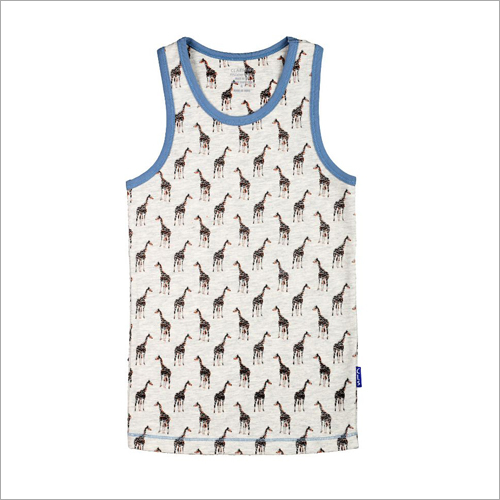 Boys Printed Vest - Cotton, Sizes 2 to 14, Available in Different Colors | Washable for Personal Use, Fun Printed Patterns