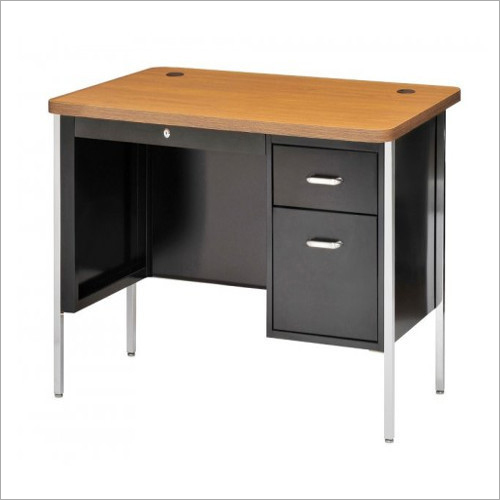 Easy To Clean 2 Drawers Wooden Teacher Desk