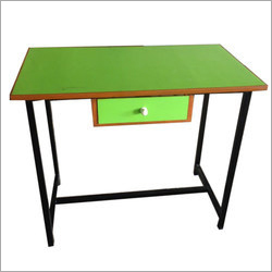 Available In Different Color Single Drawer Wooden Teacher Desk