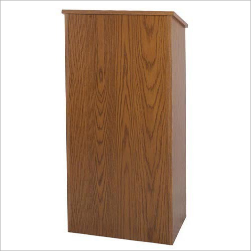 Wooden Podium Table Design: One Piece