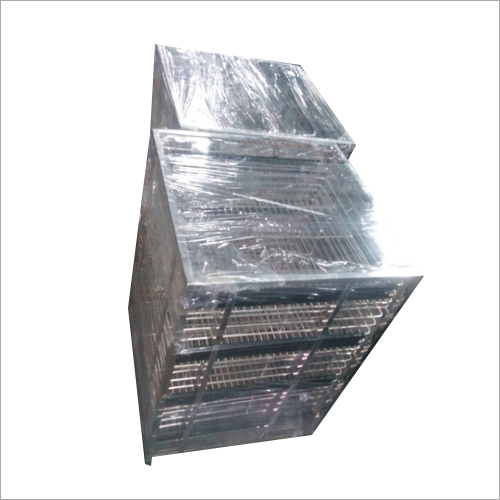 SS Mesh Kitchen Trolley - Stainless Steel, Compact Size | Durable, Easy to Clean, Low Maintenance Design