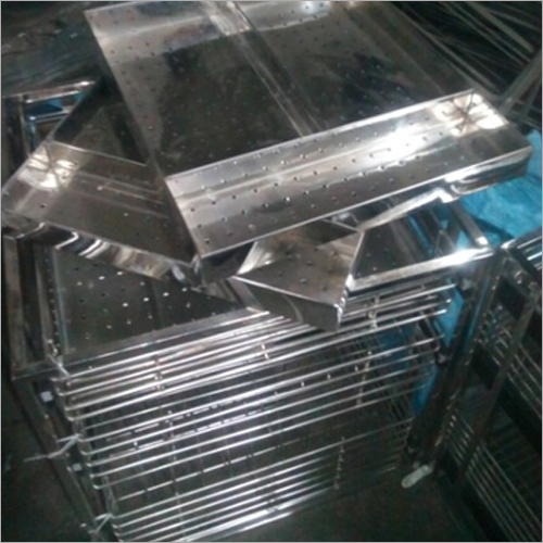 Steel Kitchen Trolley - Durable Stainless Steel, Lightweight Design | Easy to Clean and Extra Surface for Kitchen Convenience