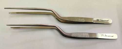 Bayonet Shape Tissue Holding Forceps