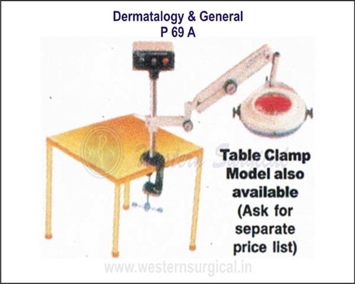 Medical Dermatology & General - Table Clamp Magnifier with Light | High-Quality Optics for Dermatology & General Use, Non-Portable Design