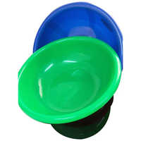 Unbreakable Plastic Tasla - Color: Black
