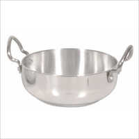 Silver Aluminium Kadai