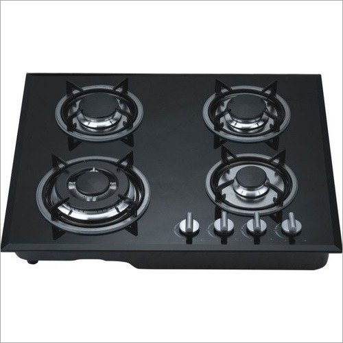 Automatic Four Burner Glass Top Gas Stove