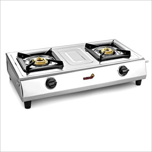 Two Burner Gas Stainless Steel Stove