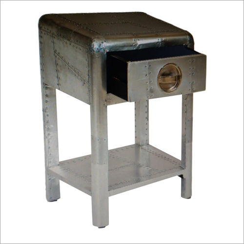 Aviator End Table With 1 Drawer