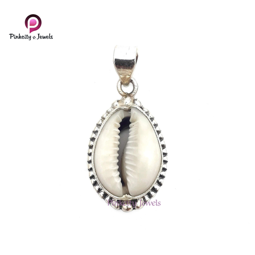 Natural Sea Shell 925 Silver Pendants Size: Customized