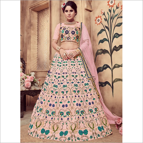 Designer Bridal Lehenga Decoration Material: Laces