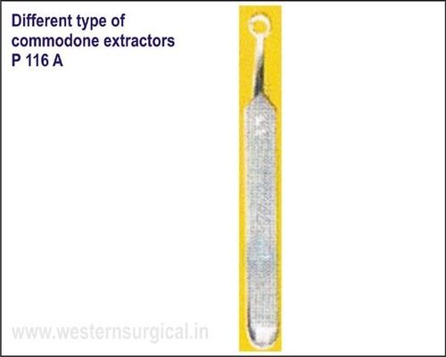 P 116 A Different type of commodone extractors