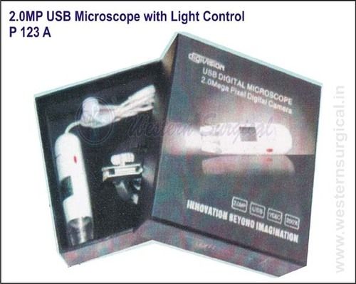 2.0MP USB Microscope with Light Control