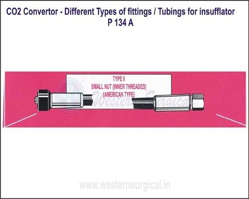 CO2 Convertor - Different Types of fittings  Tubings for insufflator