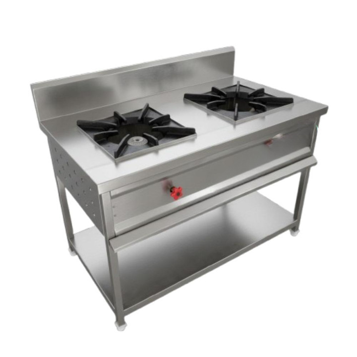 2 Burner Indian Cooking Range - Application: Commercial Kitchens