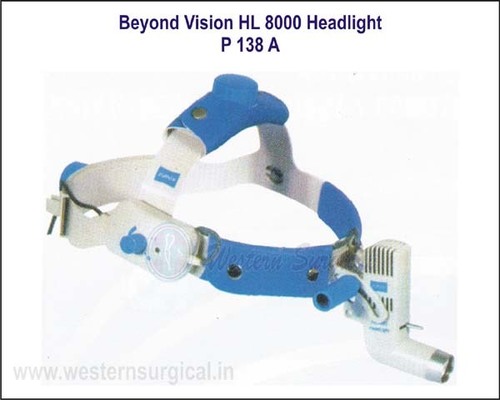 Medical Beyond Vision Hl 8000 Headlight - Color: White And Blue