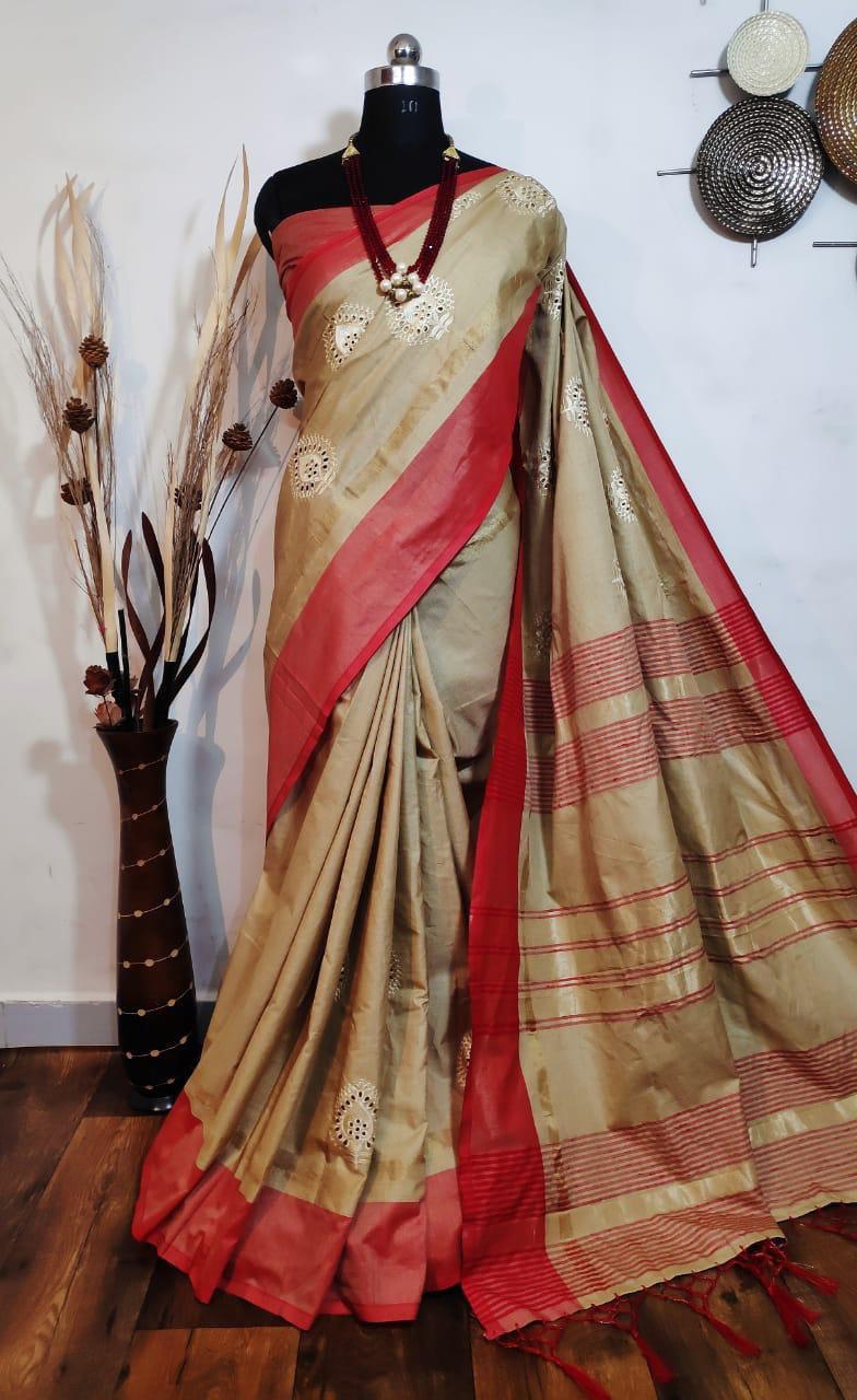Designer Embroidery Saree