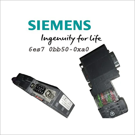 Siemens 6ES7 972-0BB50-0XA0 - Mild Steel, PC Cover, Black | PROFIBUS DP Bus Connector, 90° Cable Outlet, 12Mbps