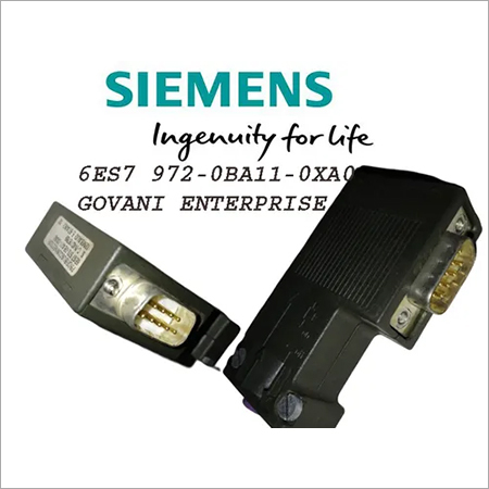 Siemens 6ES7 972-0BA11-0XA0 - Mild Steel, Black | Bus Connector Simatic DP