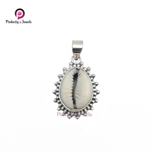 Natural Sea Shell 925 Silver Pendants Size: Customized