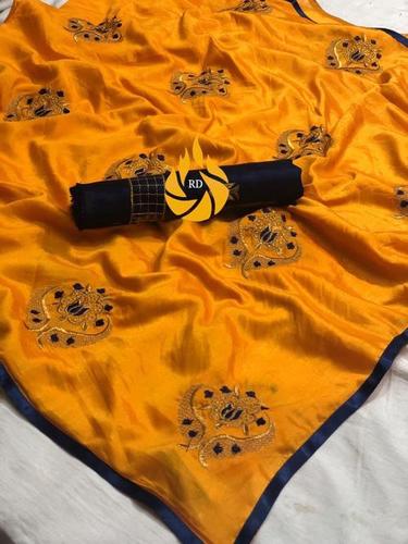 Multy Cotton Silk Fancy Border Saree