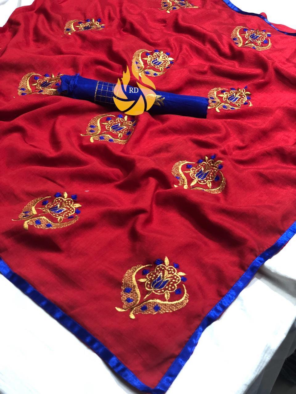 Cotton Silk Fancy Border Saree
