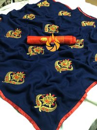 Cotton Silk Fancy Border Saree
