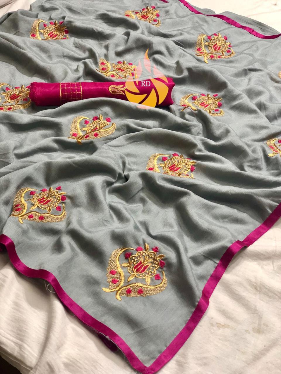 Cotton Silk Fancy Border Saree
