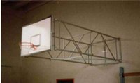 Wall anchored Basketball System 90 Degree