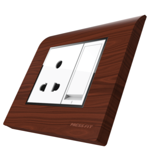 Pressfit Palazzo Modular Switch Plates - Sleek & Stylish Design | Multi Color Variants, Easy Installation, Dust & Stain Resistant