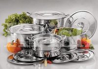 Shallow Steamer Cum Stocks Pots - Color: As Per Requirement