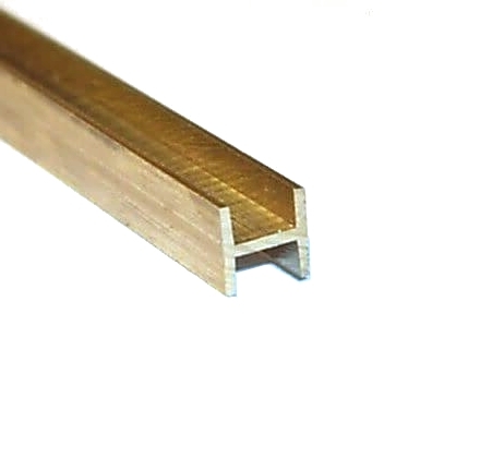 Brass H Profile Section