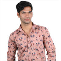 Availavle In Multicolour Mens Cotton Printed Shirt