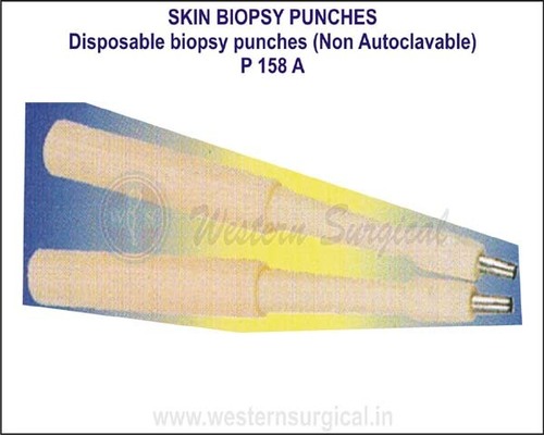 P 158 A SKIN BIOPSY PUNCHES