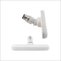 T Shape Led Bulb - Plastic, 120mm X 60mm X 20mm , 10w, 220v, 6500k Color Temperature, 800 Lumens, E27 Base