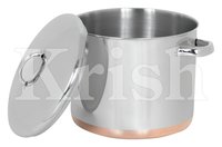 Copper Bottom stock pot with Dome lid