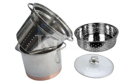 Copper Bottom Pasta Cooker set - 4 pcs