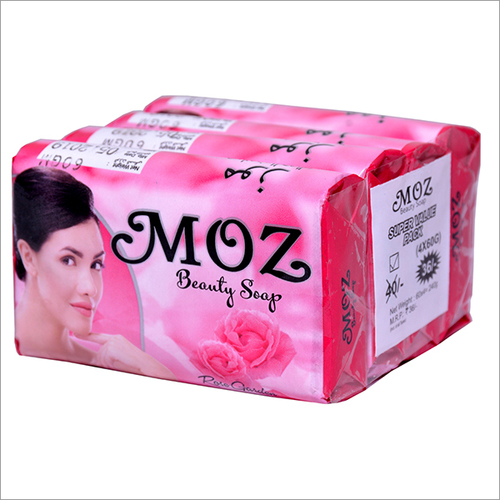 Moz Beauty Soap (Rose) Combo Pack 60x4