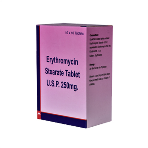 Erthromycin Stearate Tablets USP 250 mg