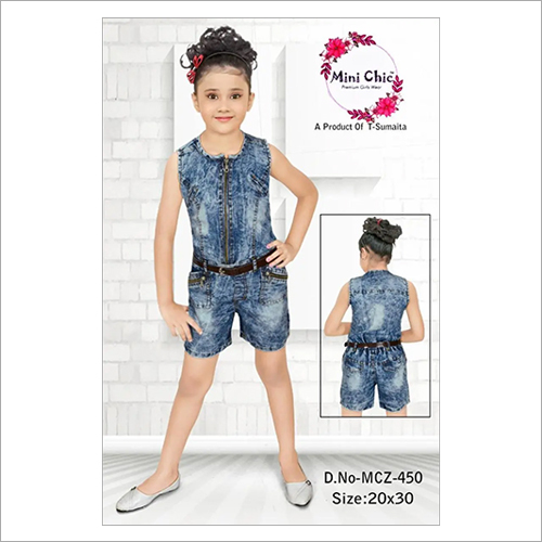 Available In Multicolour Girls Shorts Jumpsuit Wear