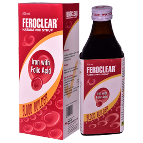 200 ml Iron Polymaltose 50 Mg Folic Acid 0.5 Mg Haematinic Syrup
