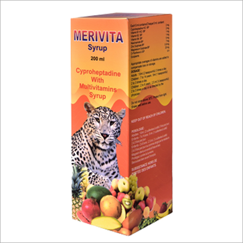 200 ml Syrup Cyproheptadine With Multivitamins Syrup