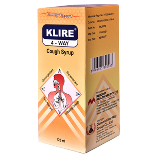 125 ml Bromhexine Hcl 8 Mg Dexmethorphan Hbr 100Mg Menthol 5Mg Syrup