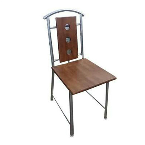 Silver Designer Wooden Ss Chair