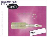 Medical Skin Biopsy Punch - Durable Metallic Manual Biopsy Instrument | Lightweight, Ergonomic Grip, Disposable Tips, Compact Storage