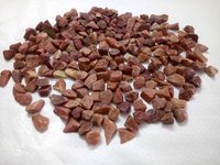Red Jasper crushed Agate Polish Aggregate chips For Sale