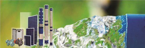 Amrut Solar Water Pump - Cast Iron, Copper, Stainless Steel | Submersible, High-Pressure, Automatic Switch, Long Service Life, 1000 Watt Power