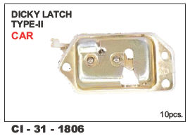 Dicky Latch Type-ii Car Vehicle Type: 4 Wheeler