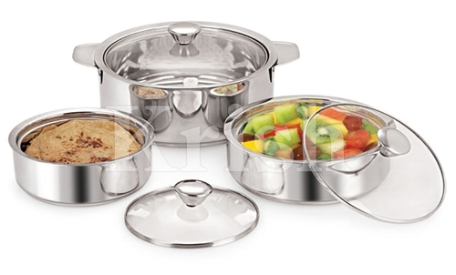 Crystal Hot pot with Glass Lids