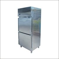 2 Door Vertical Refrigerator - 350 Ltr / 450 Ltr Capacity, Stainless Steel, Electric Power Source For Hotel Use